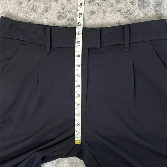 AMERICAN EAGLE WIDE LEG TROUSER WITH STRETCH BLACK HIDDEN CLOSURE SZ 8 Long - Picture 10 of 16